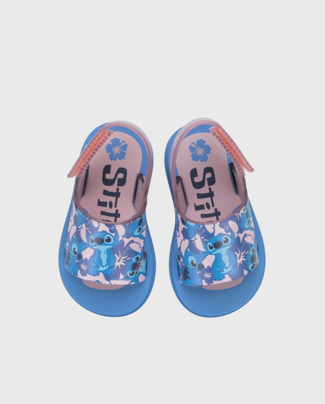 Sandalias Estampado Stitch Hora Rosa