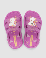 Sandalias Fantasy Baby Unicornio Fucsia frontal 