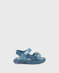 Sandalias Led Patrulla Canina Velcro Azul Niño