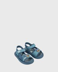 Sandalias Led Patrulla Canina Velcro Azul Diseño