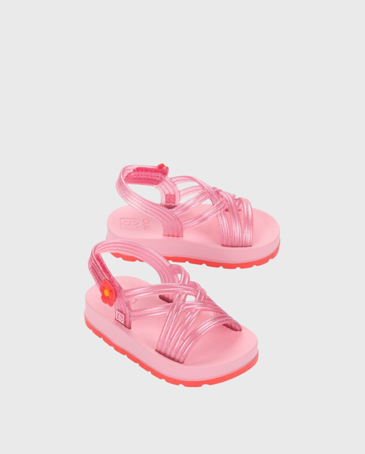 Sandalias Zaxynina Pretty Lazos Rosa Estilo