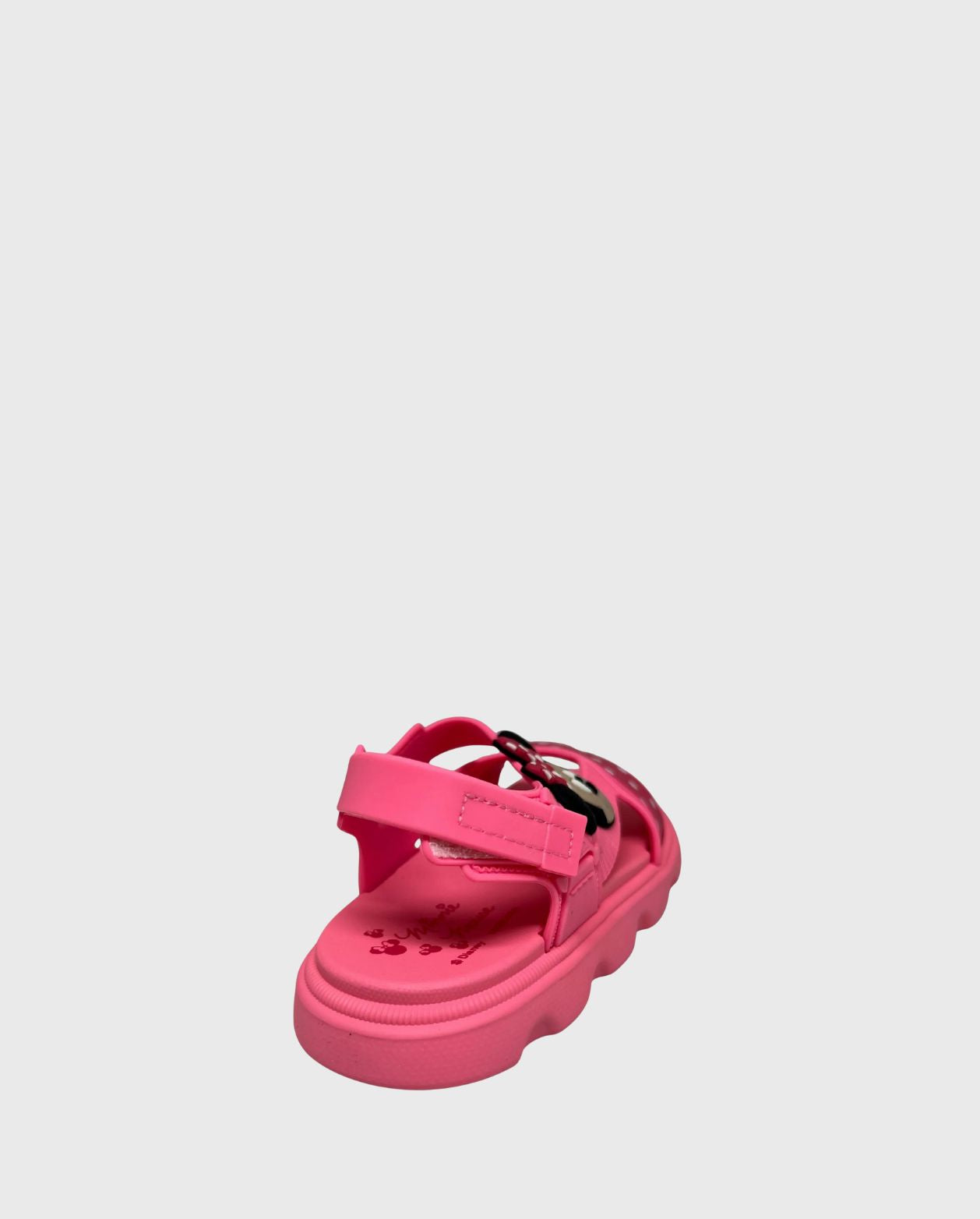 Sandalias Velcro Minnie Rosa Diseño