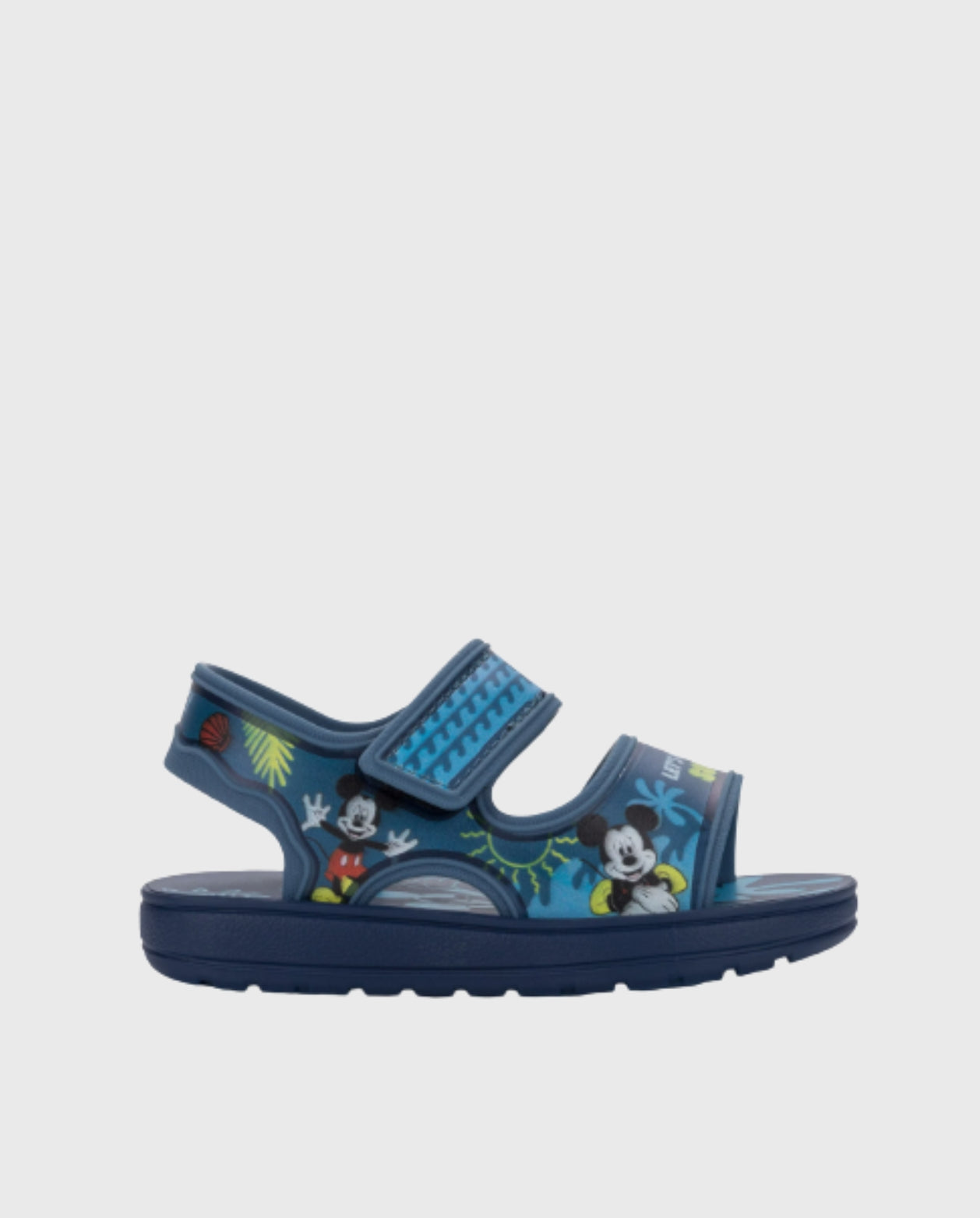 Sandalias Dinsey Diversao Mickey Mouse Azul Diseño