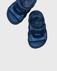Sandalias Velcro Superman Azul Diseño