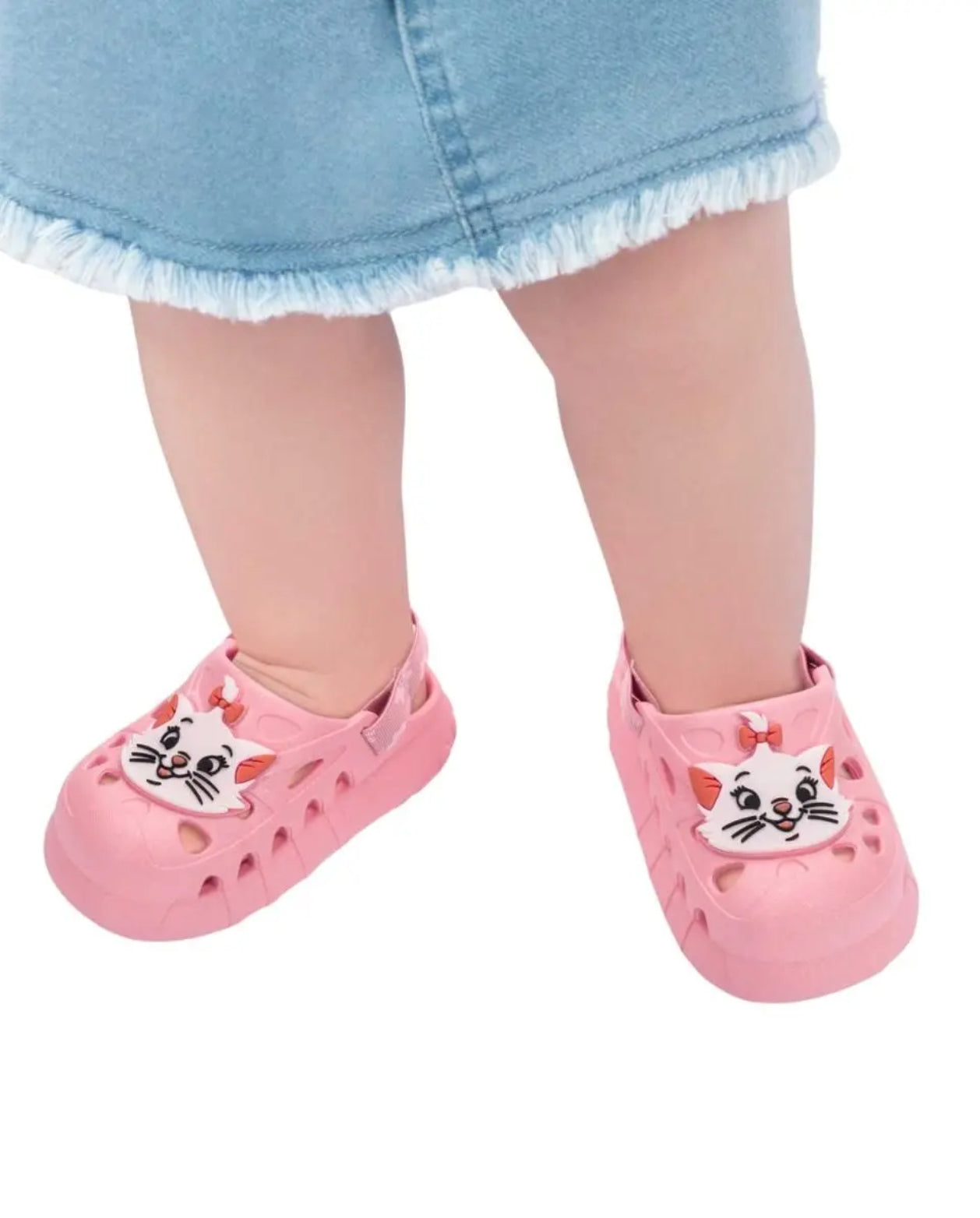 Sandalias Sweet Disney Gata Marie Rosa Detalle