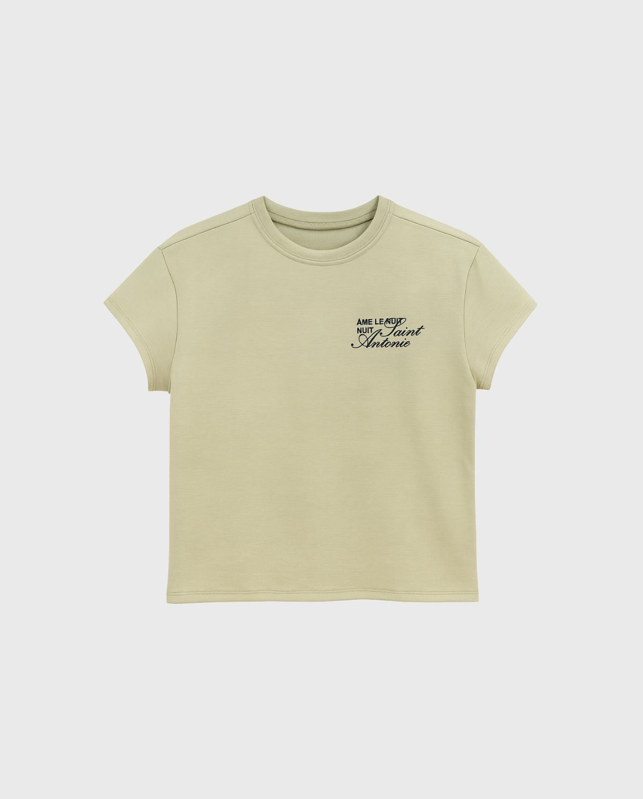 Conjunto Camiseta Verde Cargo Negro Niño