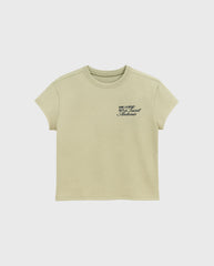 Conjunto Camiseta Verde Cargo Negro Niño