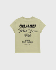 Conjunto Camiseta Verde Cargo Negro Estampado