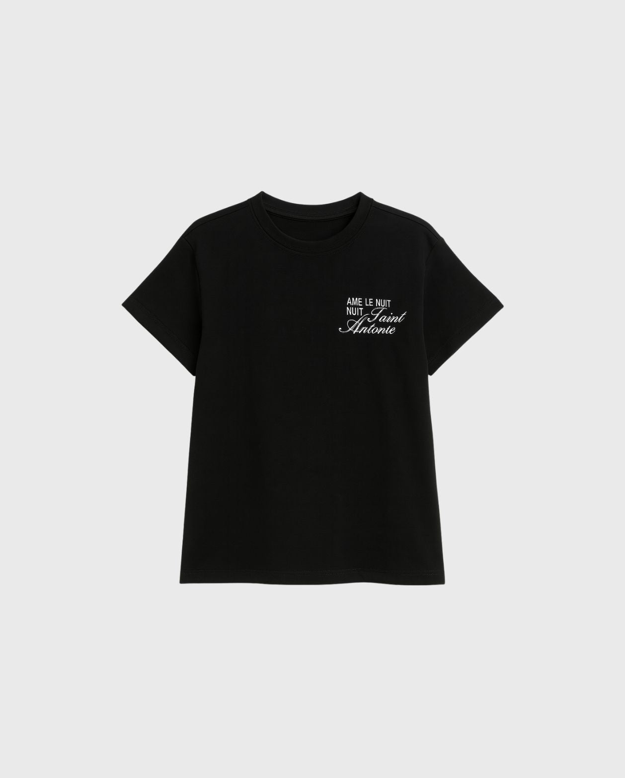 Conjunto Camiseta Negra Cargo Café Niño