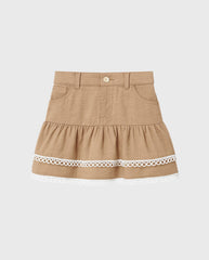 Conjunto Falda Bolero Café Diseño