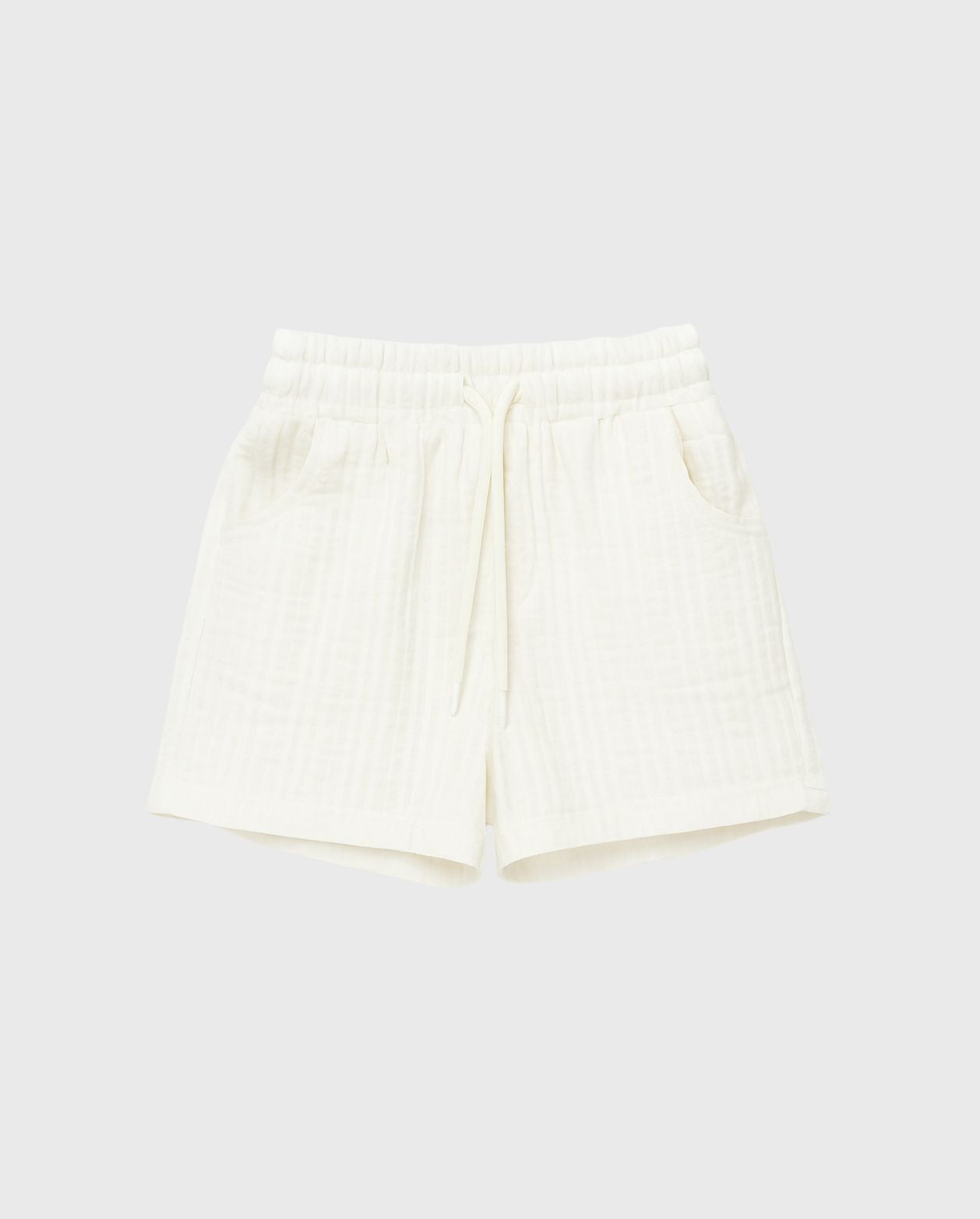 Conjunto Short Make It Fun Crema Niña