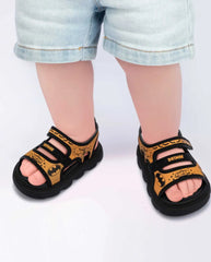 Sandalias Velcro Batman Negro Modelo