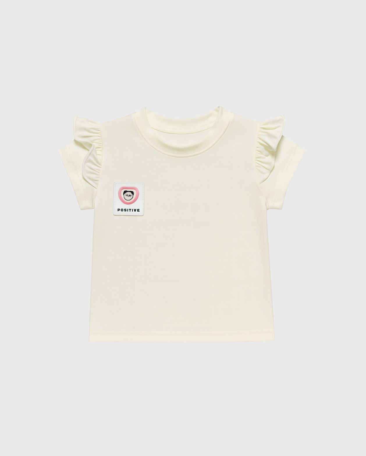 Conjunto Short Moño Café Blusa Blanca Niña