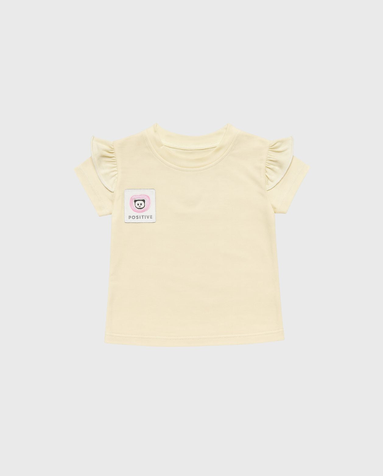 Conjunto Short Moño Blanco Blusa Crema Niña