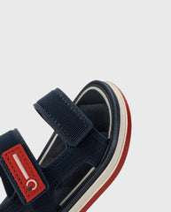 Sandalias Cartago Velcro Rojo Navy Estilo