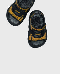 Sandalias Velcro Batman Negro Diseño