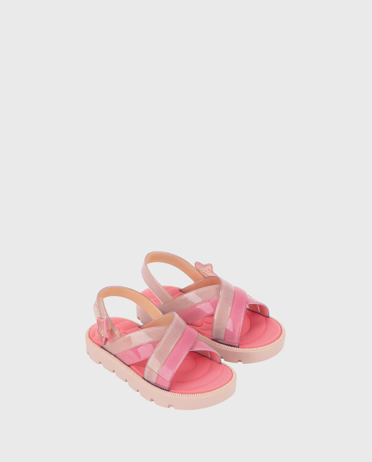 Sandalias Rainbow Velcro Rosa Niña