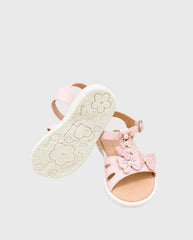 Sandalias Mariposas Perlas Londy Rosa suela