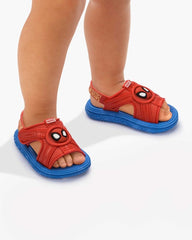 Sandalias Marvel Spider Man Azul Rojo niño