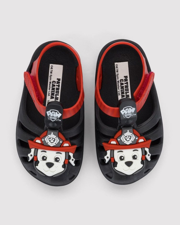 Sandalias Space Baby Patrulla Canina Negro detalle
