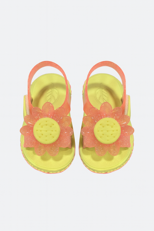 Sandalias Zaxynina Spring Amarillo Rosa