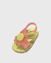 Sandalias Zaxynina Spring Amarillo Rosa diseño