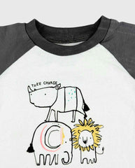 Set 3 Mamelucos Estampado Safari Detalles