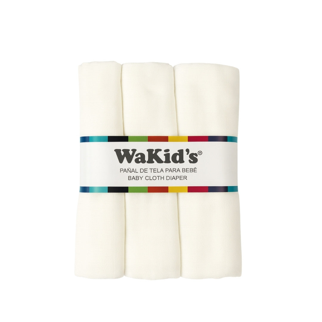 Set 3 Piezas Pañales Tela