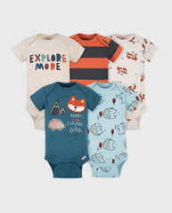 Set 5 Bodys Estampado Zorro Explorer