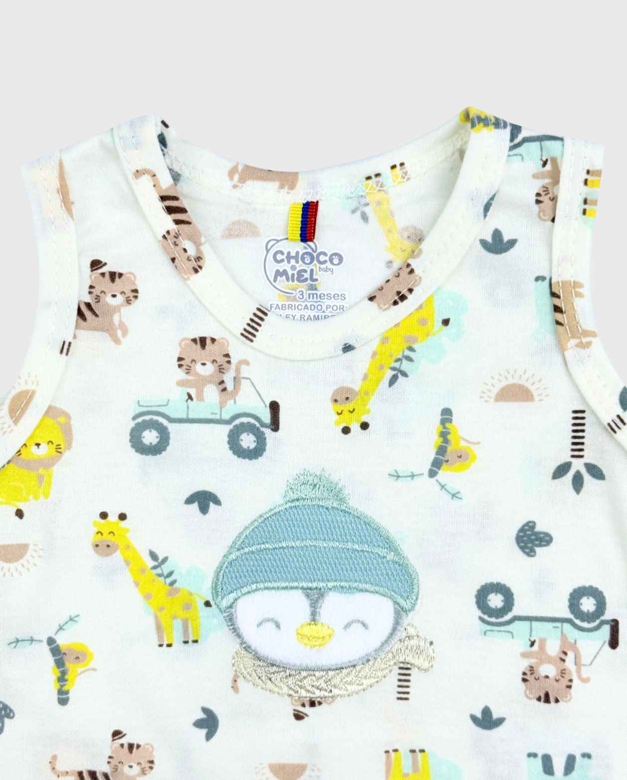 Set 5 Esqueletos Bordados Animales Niño Surtido Detalles