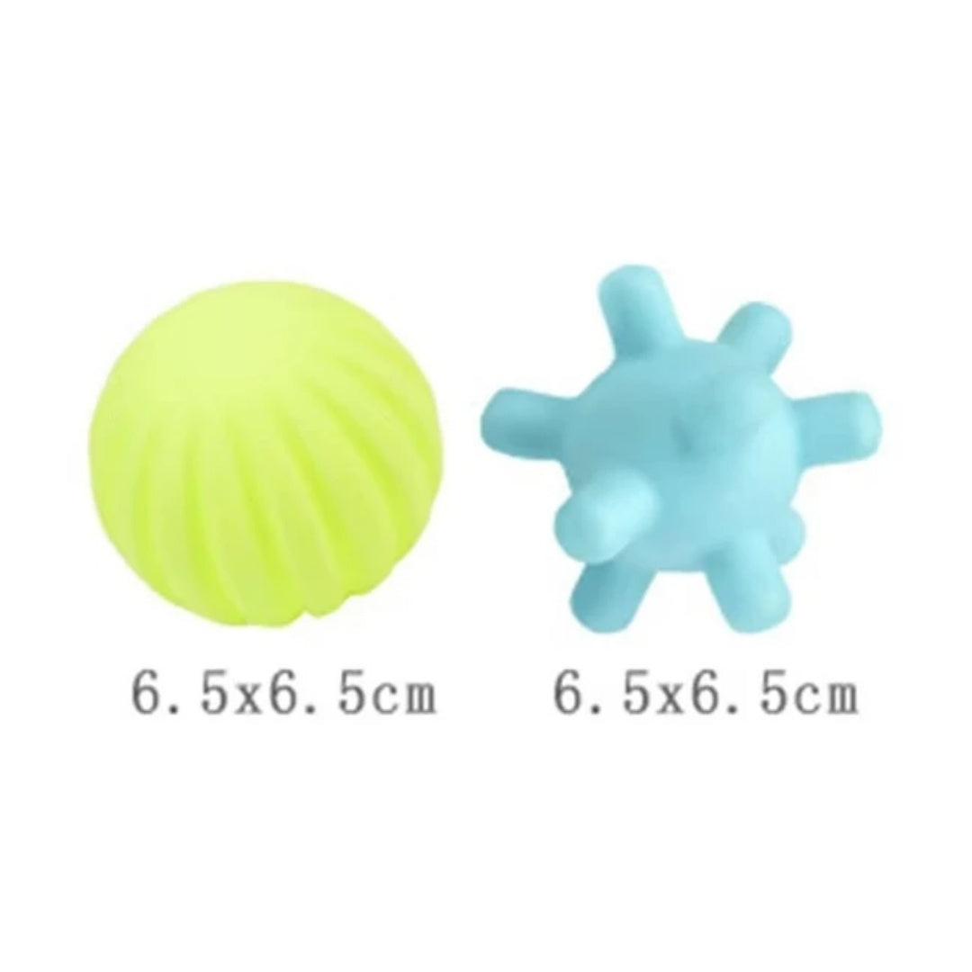 Set De 6 Pelotas De Estimulación Sensorial Medidas
