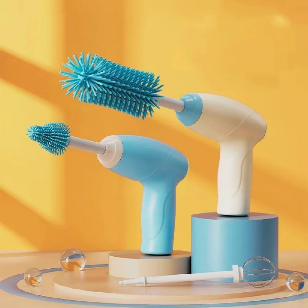 Set Lava Tetero Electrico En Silicona