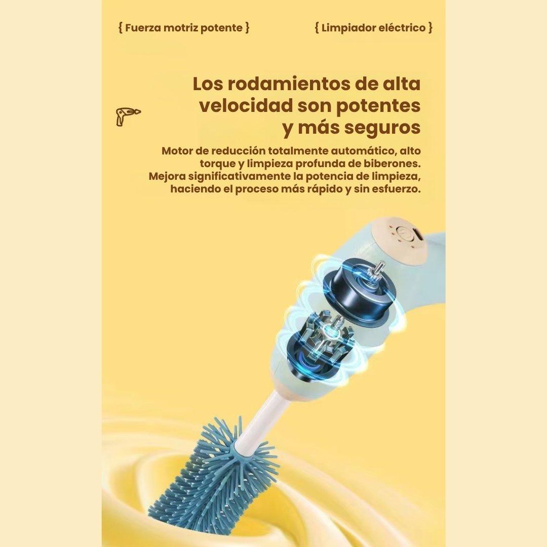 Set Lava Tetero Electrico En Silicona Diseño