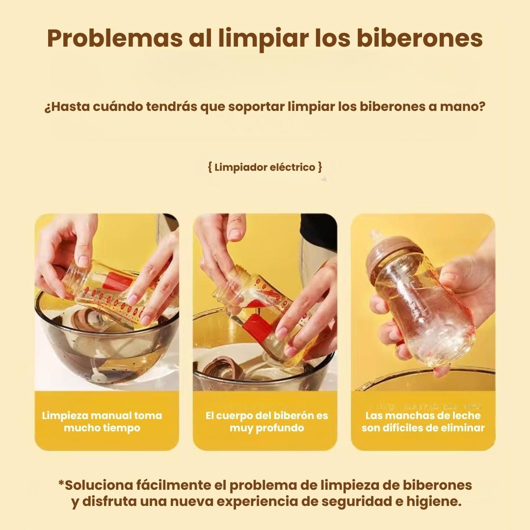 Set Lava Tetero Electrico En Silicona Detalles