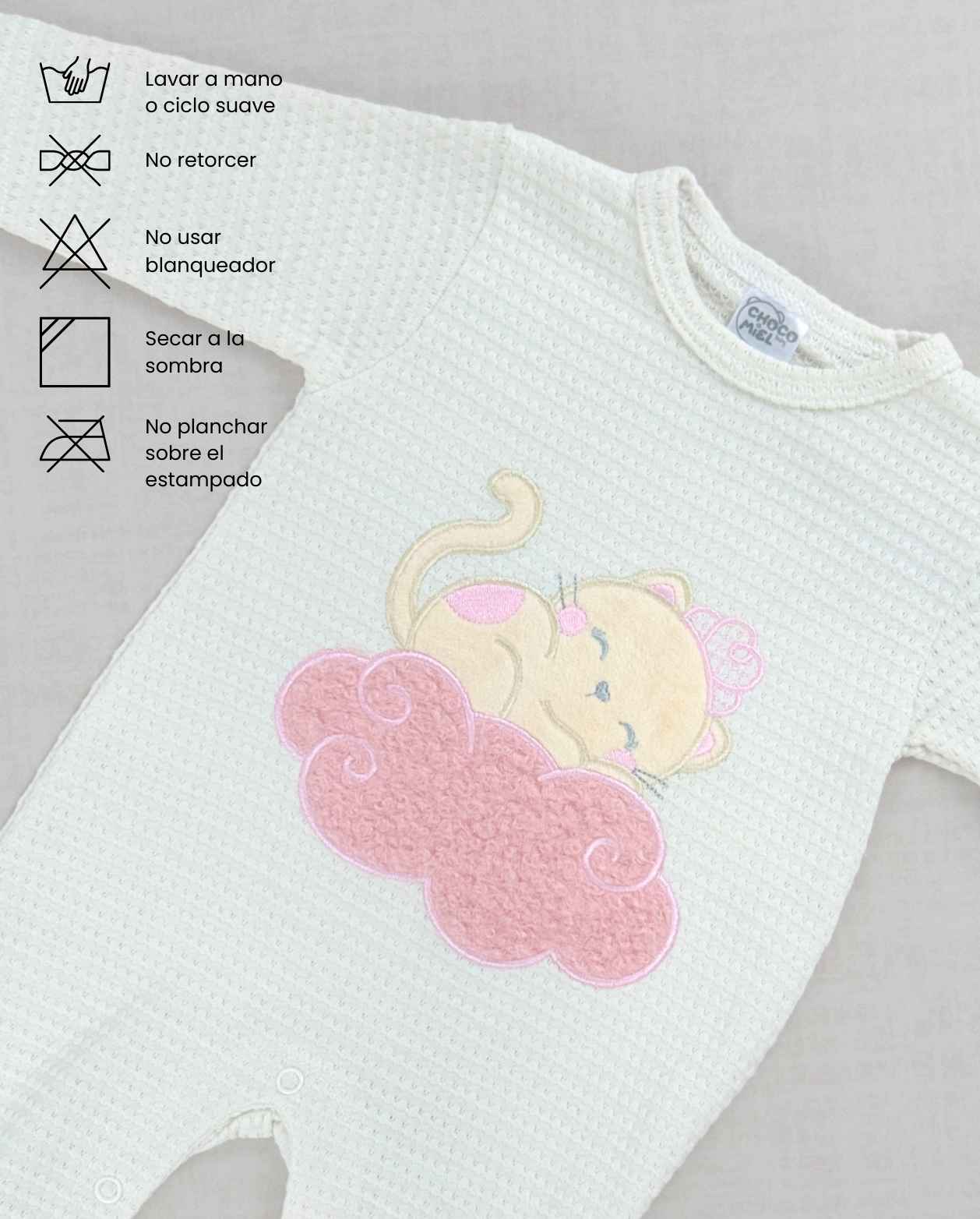 Set Primer Dia Gata Nube Beige Fashion