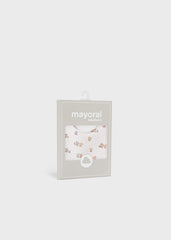 Set 2 Baberos Conejo Beige Mayoral caja