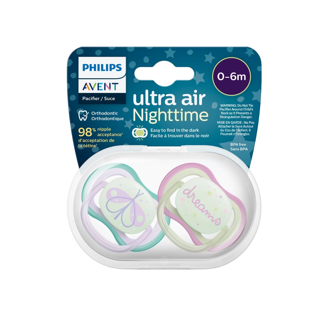 Set 2 Chupo Entretenedor Ultra Air Night Time Dreams 0-6m