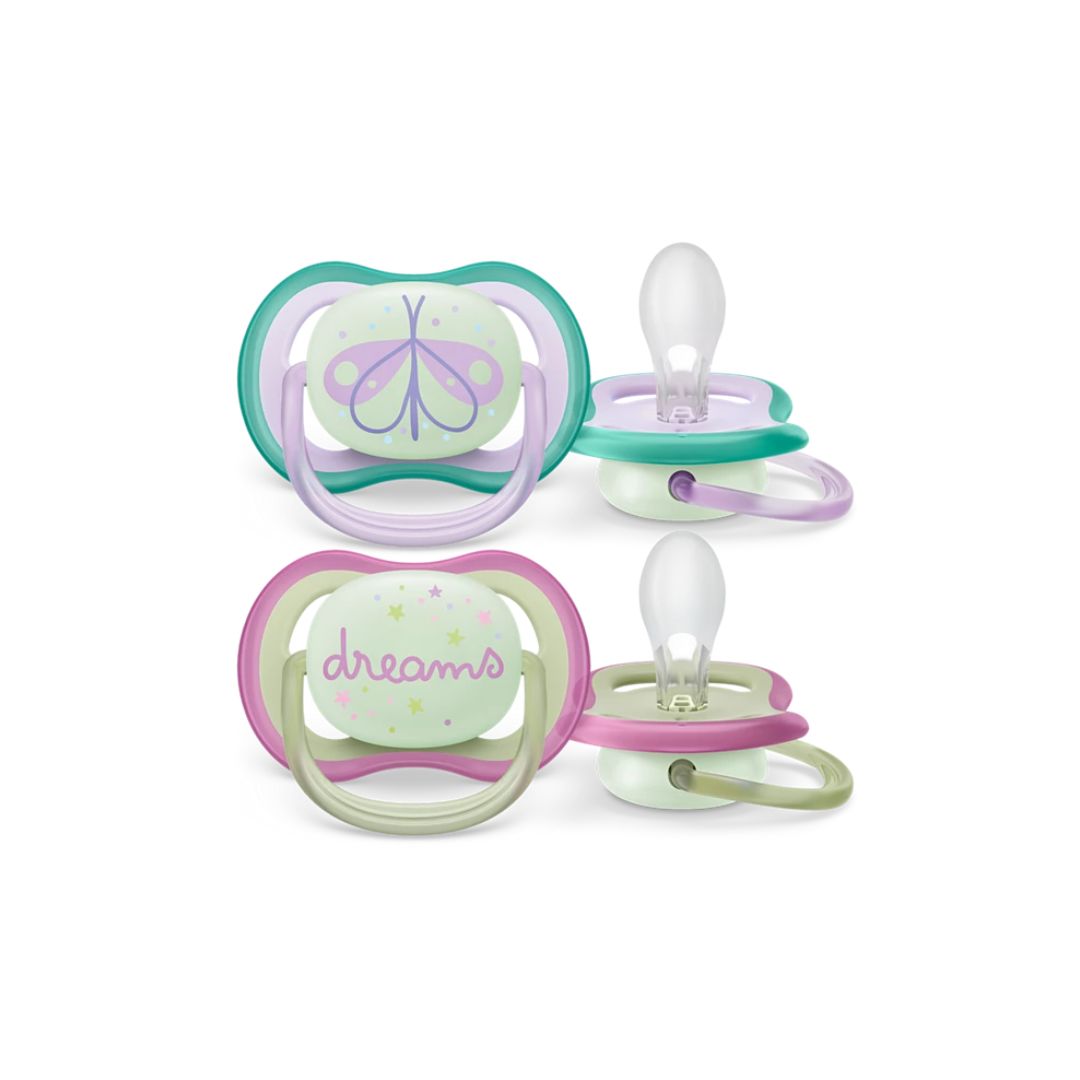 Set 2 Chupo Entretenedor Ultra Air Night Time Dreams 0-6m diseño