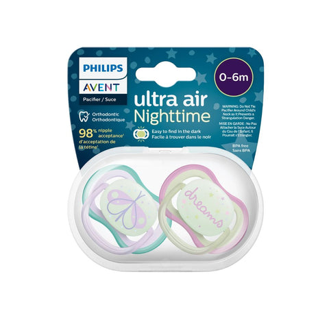 Set 2 Chupo Entretenedor Ultra Air Night Time Dreams 0-6m