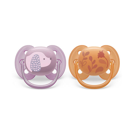 Set 2 Chupo Entretenedor Ultra Soft Dog Avent estampado