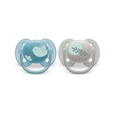 Set 2 Chupo Entretenedor Ultra Soft Pajaro 6-18M estilo