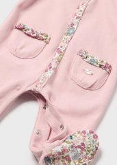 Set 2 Pijamas Flores Rosa Mayoral botones