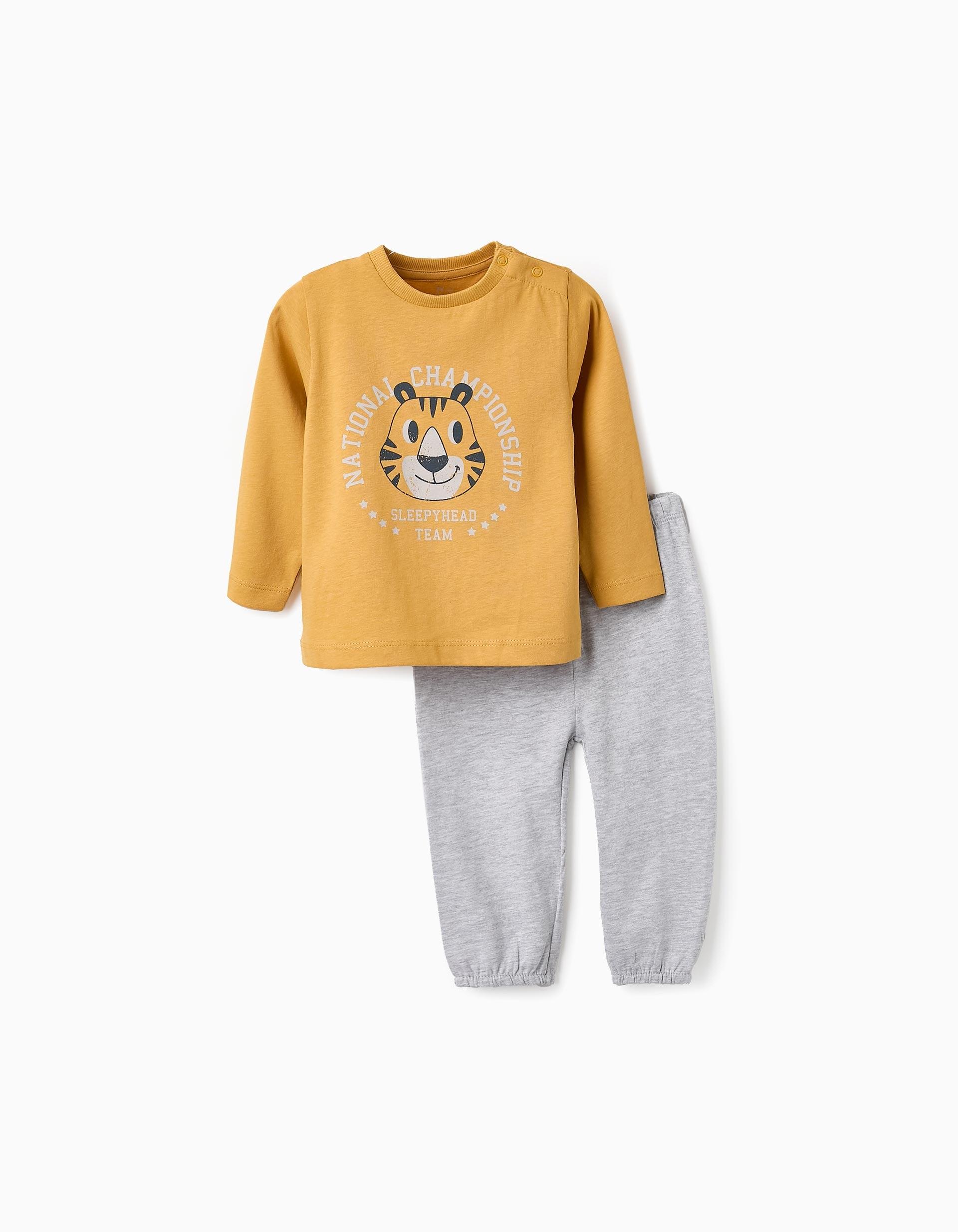 Set 2 Pijamas Tigre Mostaza Zippy mostaza