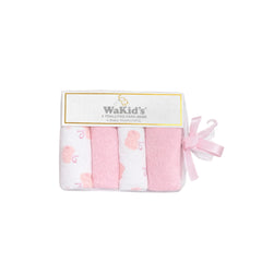 Set 3 Babitas Estampados rosa