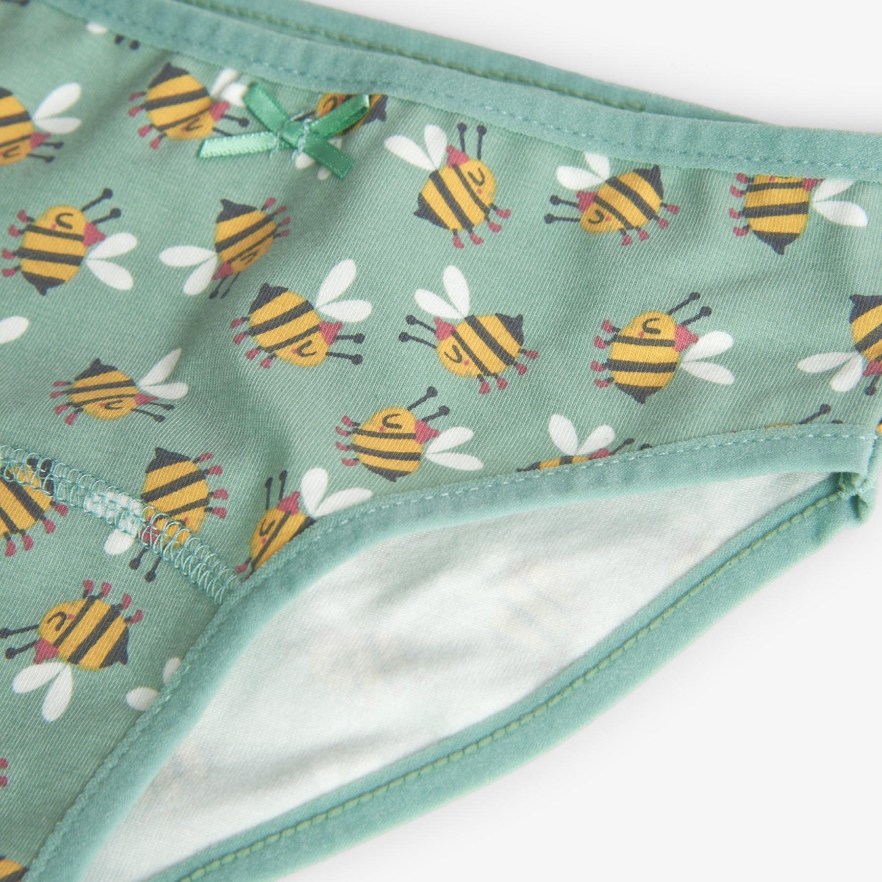 Set 3 Pantys Estamapdo Abejas Boboli verde