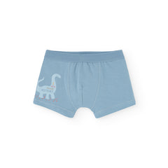 Set 4 Boxers Dinosaurios Azul Boboli claro