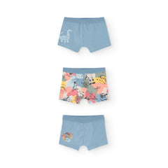 Set 4 Boxers Dinosaurios Azul Boboli