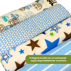 Set 4 Muselinas Para Bebé Estampado Surtido Niños
