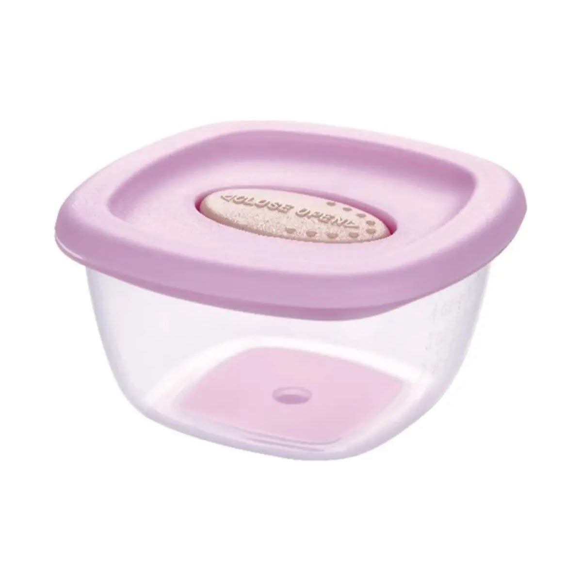 Set 4 Porta Comida Bebe lila