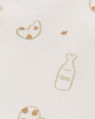 Set 5 Bodys Estampado Nube Beige detalle